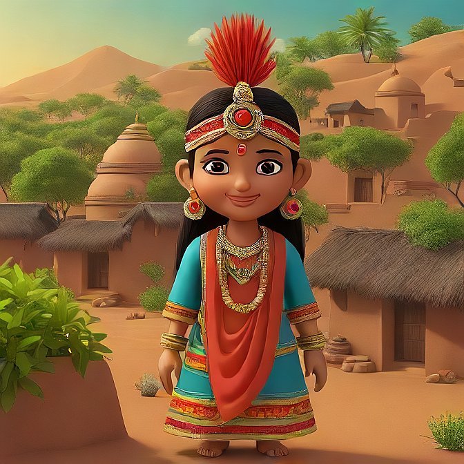 3D cartoon character art